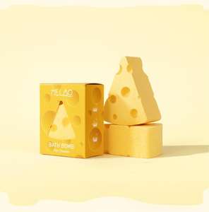 Bombe de bain relaxante en forme de <span class=keywords><strong>fromage</strong></span> amusante pour enfants en gros Boule de sel pour le bain de Noël Marque privée - Product Image 2
