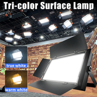 Lampu Panel Fresnel LED Bi-Color DMX512 200W dengan IP33 CRI95 untuk Pencahayaan Studio, Rapat & Siaran