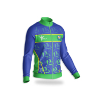Ensemble de survêtement de football pour hommes, vêtements de sport d'automne légers et respirants, avec logo de club de football personnalisé par transfert thermique