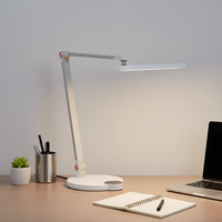 Lampe de bureau LED sans fil moderne avec chargeur intégré, flexible en ABS, simple, lumière de table DC, idéale pour la lecture, les chambres et les bureaux.