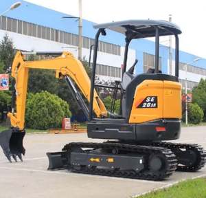 Excavatrice sur chenilles SE26SR de la marque SHANTUI, mini-pelleuse de haute qualité avec moteur de 14,6 kW, commande PLC, puissance de creusement élevée - Product Image 5