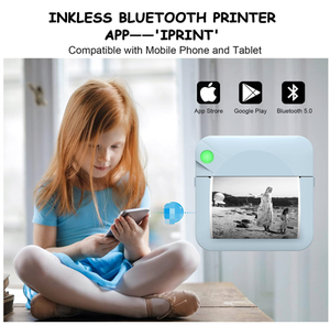 Mini <span class=keywords><strong>Imprimante</strong></span> <span class=keywords><strong>Portable</strong></span> de Poche Sans Fil Bluetooth, <span class=keywords><strong>Imprimante</strong></span> Thermique avec Papier Thermique, pour <span class=keywords><strong>Smartphone</strong></span>, Étiquettes Autocollantes, Sans Encre - Product Image 4