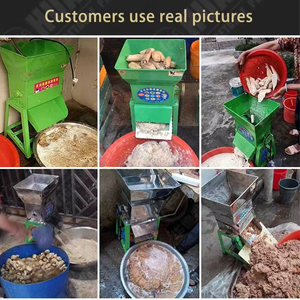 Molino de Harina de Yuca de Acero Inoxidable de 800 kg/h con Motor para Pulpa de Frutas y Verduras, Trituradora para Patata, Raíz de Loto y Batata - Product Image 5