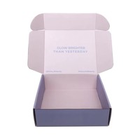 Caja de Cartón Plegable Pequeña con Ventana Transparente, Dorado/Plateado con Estampado en Caliente, para Cosméticos, con Base de Cartón Kraft Marrón