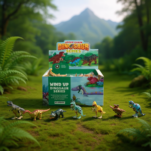 Set de 6 Dinosaurios de Juguete de Cuerda de 18 cm para Niños - Product Image 2