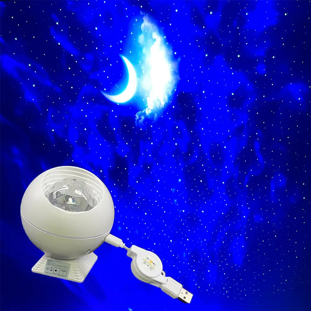galaxy projector light romwish led star with Remote Control Laser Projector Sky Led Cloud Ocean Nebula Projection For Baby Kids