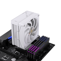 Ventilateur de refroidissement CPU LOVINGCOOL 12cm PWM 4 broches, radiateur de bureau à 4 caloducs en cuivre, prêt à l'emploi, stock usine OEM, pour PC de jeu Intel AMD