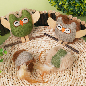 Juguetes de Peluche para Gatos al por Mayor del Fabricante con Bola de Plumas, Catnip y <span class=keywords><strong>Silvervine</strong></span> - Product Image 3
