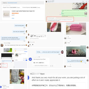 Sac fourre-tout de plage spacieux en tissu éponge rayé noir et blanc doux pour femmes, avec logo personnalisé - Product Image 6