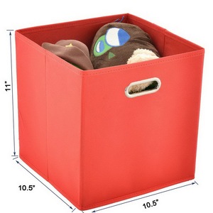Colorful Cheap Fabric Collapsible Cube Storage Bins