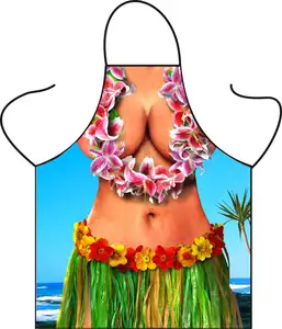 Delantales Divertidos para Mujer con Diseño de Bikini, para Cocina, Barbacoa, Repostería, Parrilla, Personaje de Cómic, Fiesta, Cosplay - Product Image 1