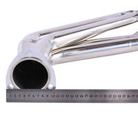 Collecteurs d'échappement longs exclusifs transfrontaliers en acier inoxydable pour Chevrolet Corvette C2 C3 V8 305 327 350 (1963-1982)