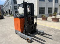 Chariot élévateur à bras télescopique intelligent pour entrepôt, mini gerbeur manuel pour allées étroites, certifié CE, grue hydraulique, transpalette électrique