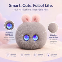 Peluche d'elfe gris parlant avec intelligence artificielle, poupée robot compagnon émotionnel pour enfants