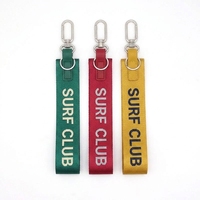 Personnalisez votre logo sur des accessoires mobiles en tissu, porte-clés en jacquard tissé, broderie, cordon en nylon