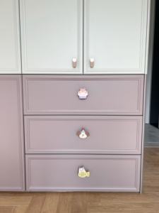 <span class=keywords><strong>Armadio</strong></span> Moderno Minimalista in Stile Francese Crema per Camera da Ragazza / Mobile Contenitore per Camera da Letto - Product Image 4