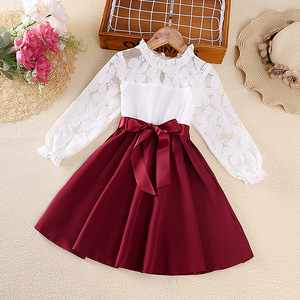 Shop Online American Princess White Dresses Lace Ruffles Charm | Alibaba.com