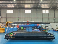 Tente bulle gonflable pour voiture Garage Capsule en PVC transparent 4-6 pieds certifiée CE avec pompe à air électrique