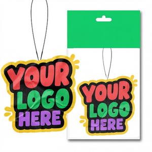 Nouveau Désodorisant de Voiture en Papier Découpé Personnalisé avec Logo 2026 – Cadeaux Promotionnels Durables et Nouveauté en Gros - Product Image 1