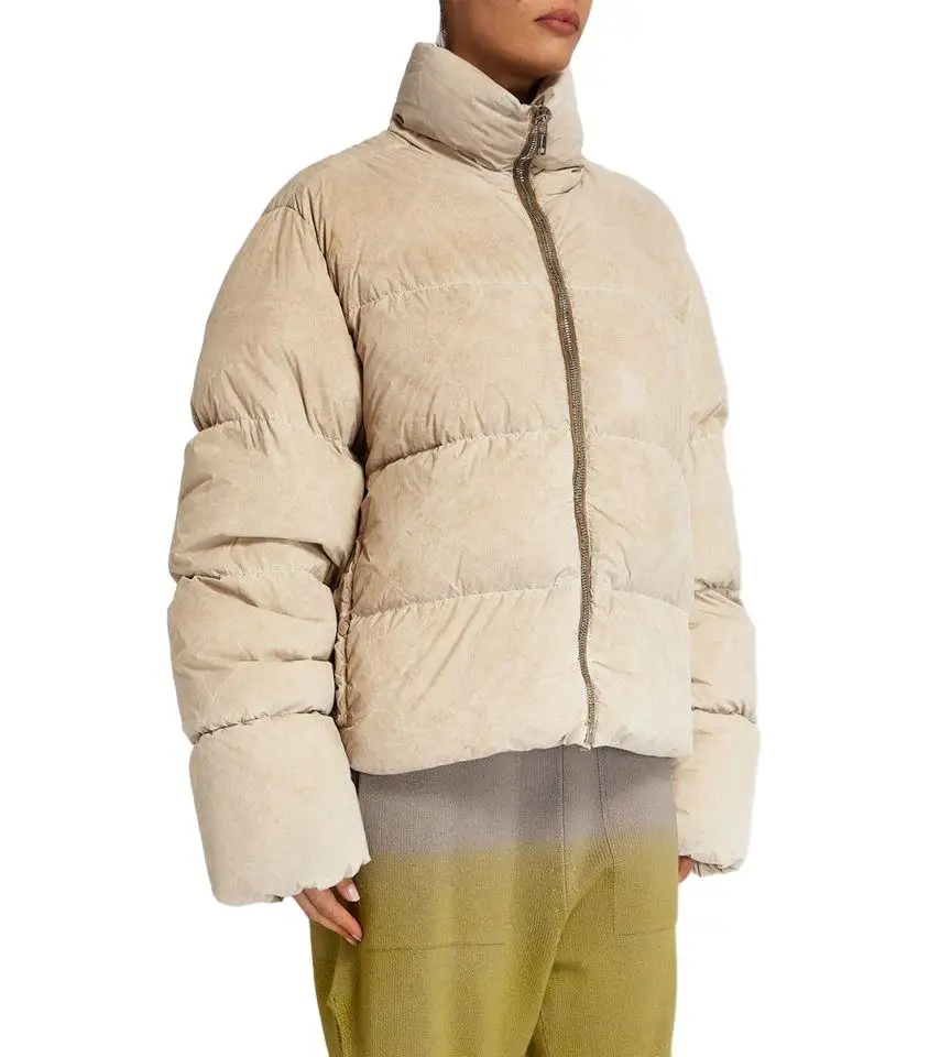 Abrigo de nieve de alta calidad para mujer, abrigo informal de Color blanco sólido, abrigo de plumón para mujer, chaqueta acolchada para niña, Invierno