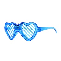 Lunettes en forme de cœur qui brillent dans le noir pour la Saint-Valentin, fournitures pour bars et événements KTV, accessoires de fête, petits cadeaux et jouets