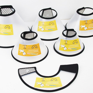 Collar Isabelino Ajustable de Plástico de Lujo para Mascotas, Cono de Recuperación para Perros y Gatos, Anti-Lamido, Prevención de Mordeduras, Protección y Cuidado - Product Image 2
