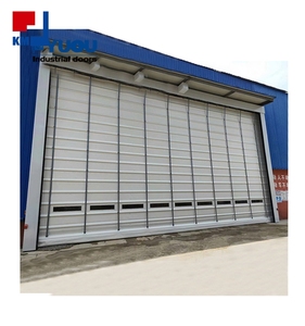 <span class=keywords><strong>Porte</strong></span> de garage à battants verticaux en cèdre, pare-balles, à double pliage, avec verre transparent, haute vitesse, pour maison, de type Accordions, de fabrication chinoise - Product Image 6
