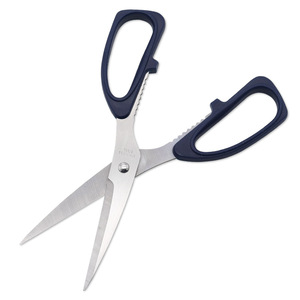 Craft <b>Scissors</b> Stainless Steel Straight Head Dark Blue Home Use <b>Kitchen</b> Office Multifunctional DIY Children's Tools - Product Image 3