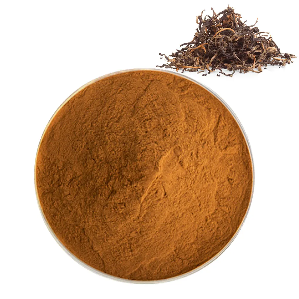 Herbasea Pure natural High Quality Black Tea Extract Thai Milk Tea Powder Theaflavins 98%