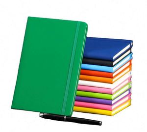 High Quality Multi-Color PU Leather Business <b>Journal</b> Notebook Custom Office Diary 100 Printed Inner A5 Gift Cheap Promotion - Product Image 1