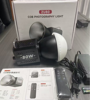 Lumière vidéo RGB COB ZGRL 80W pour éclairage photographique en studio, photo et vidéo, effet stroboscopique en direct ZU80