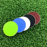 Vente en gros, en vrac, prêt à expédier, plusieurs couleurs, impression UV, Logo personnalisé, support de pièce, accessoires de Golf, marqueur de balle de Golf en métal