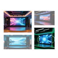 Panneau mural vidéo LED fixe pour intérieur, 640*480mm, service frontal, écran d'affichage LED à contraste élevé pour salle de contrôle