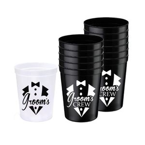 Reusable <b>Plastic</b> Cups for Groom Party, Wedding Favors, Bachelor Party, Personalized Cups, Eco-Friendly <b>Drinkware</b> - Product Image 1