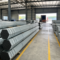 Tuyau en acier galvanisé à chaud JIS G3444 Q235B DN50 3mm 12m pour poteau d'éclairage extérieur
