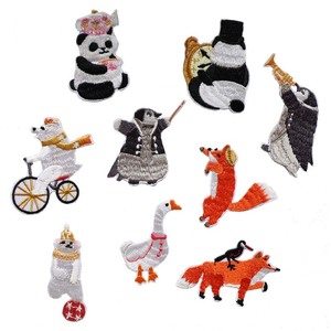 Máy tính thêu động vật nhỏ Panda nốt ruồi và <span class=keywords><strong>Fox</strong></span> sắt trên các bản vá lỗi cho em bé và trẻ em quần áo trang trí - Product Image 1