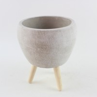 Pots de fleurs modernes pour décoration intérieure et extérieure, prix de gros, en ciment, pour plantes d'intérieur et jardin
