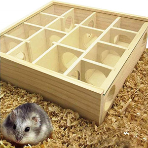 Jouet <span class=keywords><strong>labyrinthe</strong></span> tunnel en bois <span class=keywords><strong>labyrinthe</strong></span> pour hamster personnalisé avec couvercle pour petits animaux de compagnie, <span class=keywords><strong>souris</strong></span>, gerbille, jouet de sport - Product Image 3