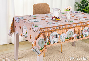 Thấp MOQ In Nhựa Bảng <span class=keywords><strong>Linen</strong></span> Bảng Protector Đảng Bảng Vải Với Hoa Và Cỏ - Product Image 2