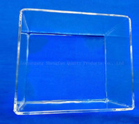 Récipients en verre de quartz haute température 1200°C pour laboratoire