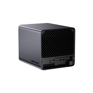 MINISFORUM N5 Pro NAS Mini PC Ry-zen AI 9 PRO 370 5 baies HDD + 3 baies SSD DDR5 ECC OCuLink 2xUSB4 10G+5G 2xLANs Serveur domestique - Product Image 5