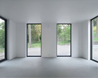 Fenêtres à cadre fixe en alliage d'aluminium de marque Suifu, profil bas, cadres thermolaqués, isolation thermique, sur mesure, pour villas.