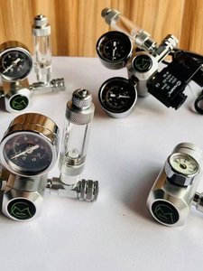 Régulateur de <span class=keywords><strong>CO2</strong></span> écologique Mufan pour <span class=keywords><strong>aquarium</strong></span>, électrovanne magnétique, compteur de bulles, vanne de réduction de pression pour espèces de poissons - Product Image 2