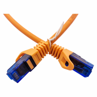 Cable de Red Cat6a U/UTP 24AWG con Cubierta LSZH para Interiores, Suministro Directo del Fabricante, Cables de Comunicación Ethernet