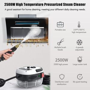 Limpiador <span class=keywords><strong>a</strong></span> <span class=keywords><strong>Vapor</strong></span> Portátil de Mano de 110V 220V 2500W, Máquina de Limpieza <span class=keywords><strong>a</strong></span> <span class=keywords><strong>Vapor</strong></span> <span class=keywords><strong>a</strong></span> Alta Temperatura y Presión <span class=keywords><strong>para</strong></span> <span class=keywords><strong>Muebles</strong></span> de Cocina - Product Image 3