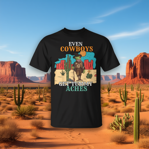 Incluso los vaqueros tienen dolor de vientre, camiseta Western Frog - Product Image 3