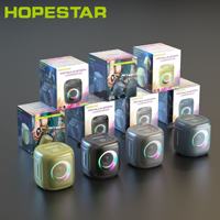 Altavoz Portátil Hopestar Party100 Mini, Resistente al Agua IPX6, Tarjeta TF, Radio FM, Luz LED, 2400mAh, para Exteriores