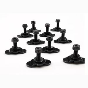 Треки из нержавеющей стали для крепления грузов в грузовиках и авиатранспорте с резьбой M6, M3, M4, M5, M8 — длины 40 мм, 25 мм, 50 мм, 12 мм - Product Image 2