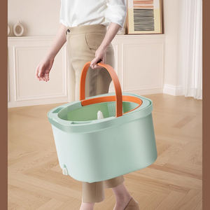 Juego de cubo para fregona con manos libres para limpieza de autofiltro giratorio 360, agua sucia y limpia separada para una limpieza eficiente del suelo - Product Image 5