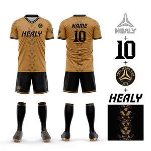เสื้อฟุตบอลผู้ชายรุ่นโปรเฟสชั่นแนลคัสตอมเพลเยอร์เวอร์ชั่น 2023/2024 ผ้าสแปนเด็กซ์/โพลีเอสเตอร์ พิมพ์ลายด้วยความร้อน คอวี ชุดฟุตบอล - Product Image 2